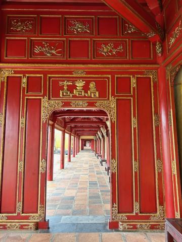image Pasillo Truong Lang de la ciudadela imperial de HUé