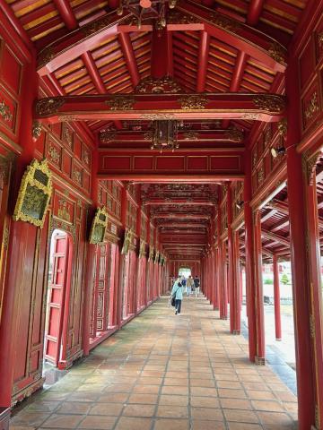 image Pasillo Truong Lang de la ciudadela imperial de HUé