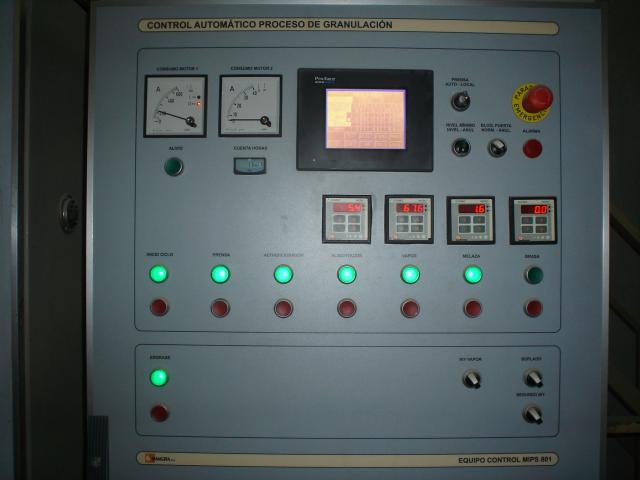 image Control del proceso de granulación en una fábrica de piensos