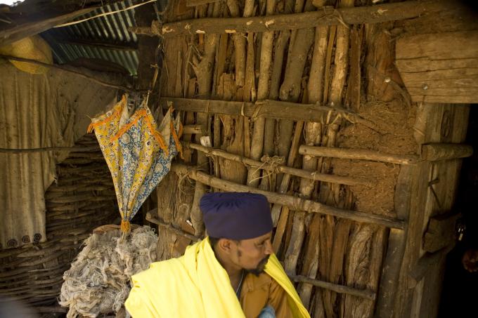 image Interior del museo del monasterio Kibran Gabriel, Etiopía