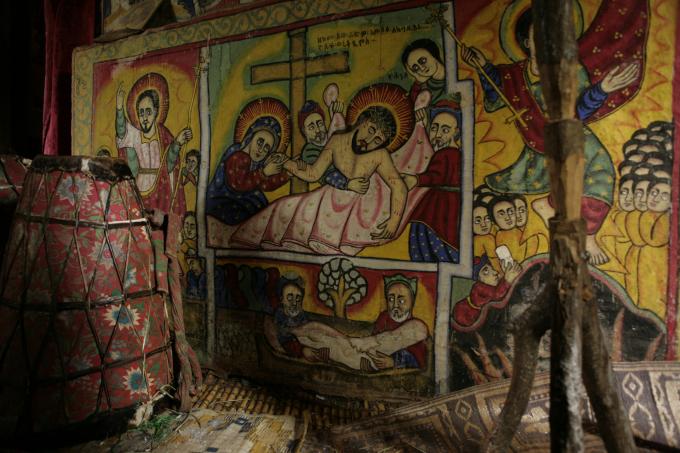 image Muerte de Jesús, monasterio de Kibran Gabriel, Etiopía
