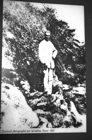 image Fotografía de Rimbaud expuesta en su casa-museo en Harar, Etiopía