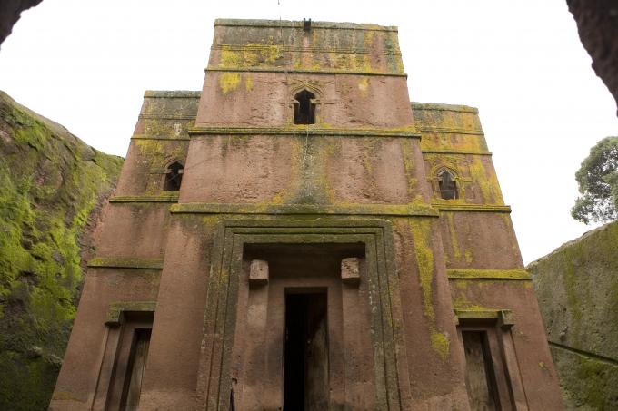 image Fachada de Bete Giorgis en Lalibela, Etiopía