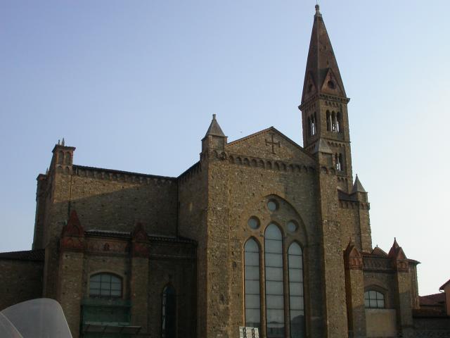 image Parte posterior de la Iglesia de Santa María Novella, Florencia, Italia