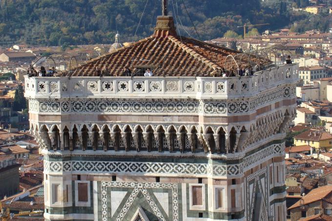 image Cubierta del Campanile o Campanario del Duomo o Catedral de Florencia, Italia