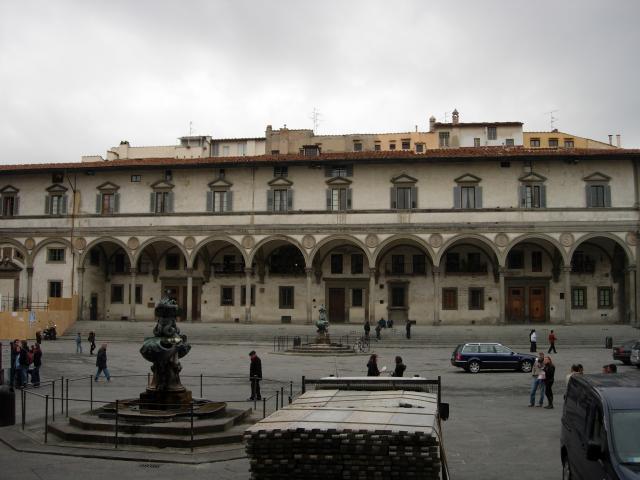image Plaza de la Santissima Annunziata, Florencia, Italia