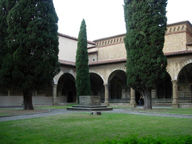 image Claustro Verde de Santa María Novella, Florencia, Italia