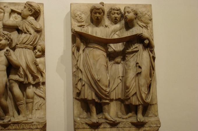 image Panel de la Cantoría en el Museo de la Ópera del Duomo, Florencia, Italia