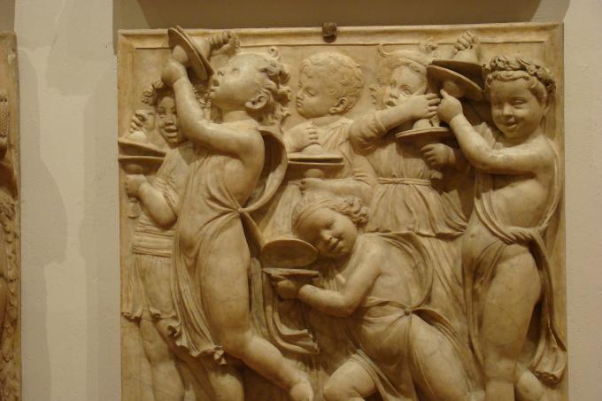 image Panel de la Cantoría en el Museo de la Ópera del Duomo, Florencia, Italia