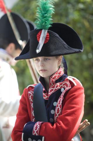 image Recreación de la Guerra de la Independencia en Segovia: Soldado de las tropas del regimiento de Valencia