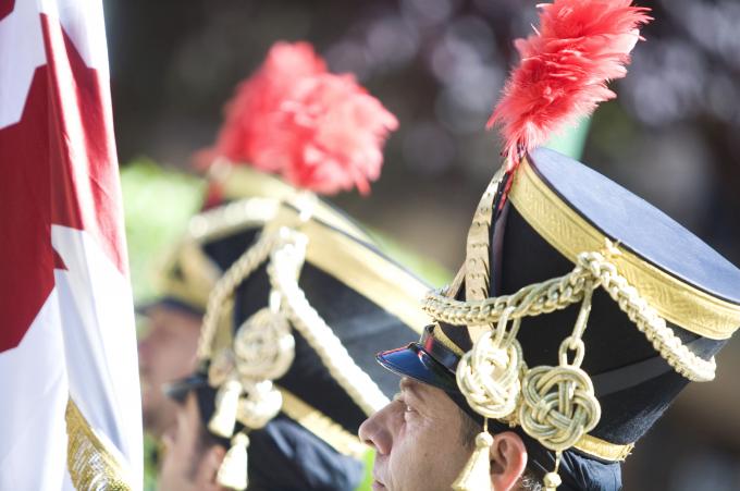 image Recreación de la Guerra de la Independencia en Segovia: Demostración de disparos de armas de las tropas españolas