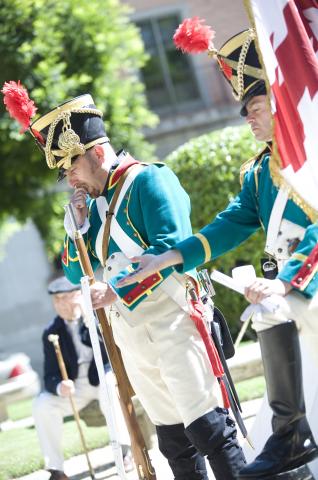 image Recreación de la Guerra de la Independencia en Segovia: Demostración de disparos de armas de las tropas españolas