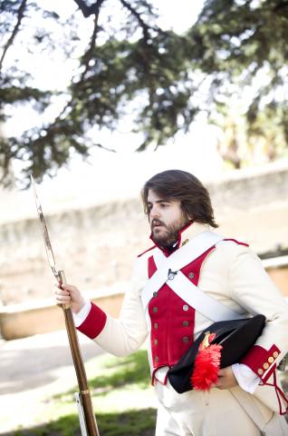 image Recreación de la Guerra de la Independencia en Segovia: Soldado voluntario de Madrid