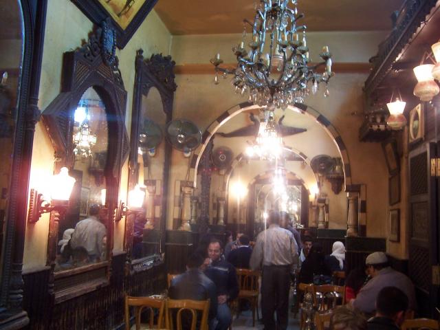 image Cafetería del Mercado el Khalili, El Cairo, Egipto