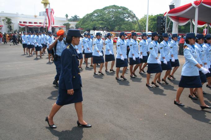 image Desfile de mujeres, Jakarta, Indonesia