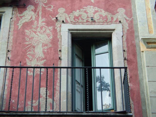 image Detalle de fachada, Las Ramblas, Barcelona
