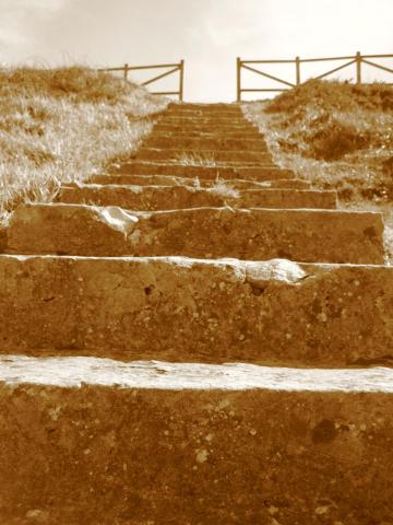 image Escaleras, Playa de San Juan de la Canal, Cantabria