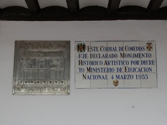 image Cartel de Corral de Comedias, Almagro, Ciudad Real