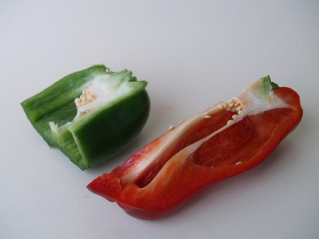 image Pimientos, cuartos