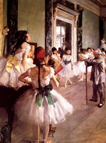 image La clase de danza, de Edgar Degas