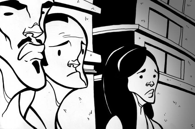 ilustracion El extranjero: Encuentro con los árabes