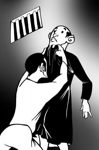 ilustracion El extranjero: La muerte esta cerca