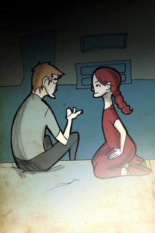 ilustracion El guardián entre el centeno: Despierta a Phoebe