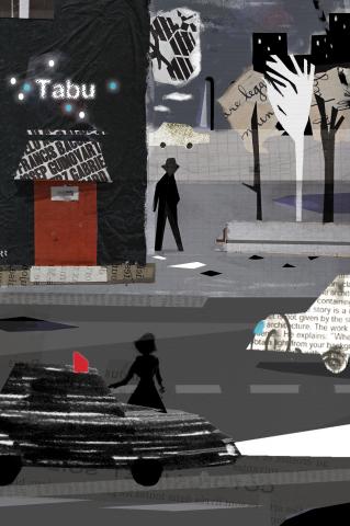 ilustracion Beltenebros: La espera del hombre triste