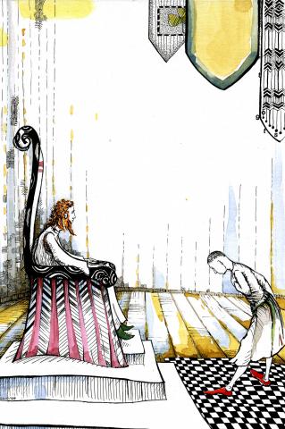 ilustracion El espejo y la máscara: El Alto Rey habló con el poeta