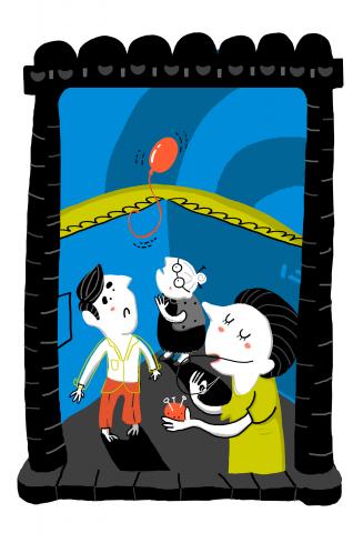 ilustracion La camisa: Adiós al globo