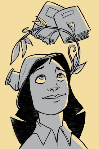 ilustracion El diario de Ana Frank: Cumpleaños de Ana