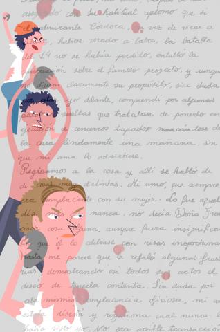 ilustracion Trafalgar: Juegos en La Caleta 