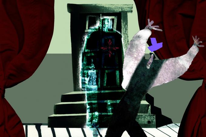 ilustracion Don Juan: Criado huyendo