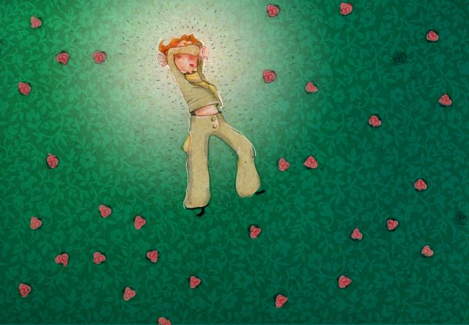 ilustracion El principito: El jardín de rosas