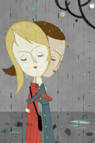 ilustracion Nada: Andrea y Ena se reconcilian