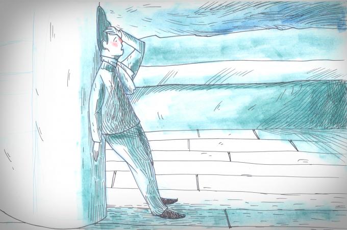 ilustracion Moby-Dick: Ismael relata que el capitán y su tripulación están locos