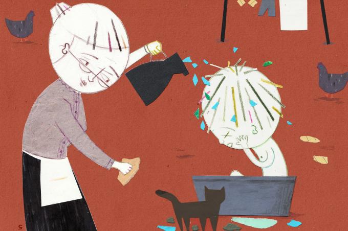 ilustracion Las aventuras de Huckleberry Finn: Las nuevas costumbres «civilizadas» en la casa de la viuda Douglas