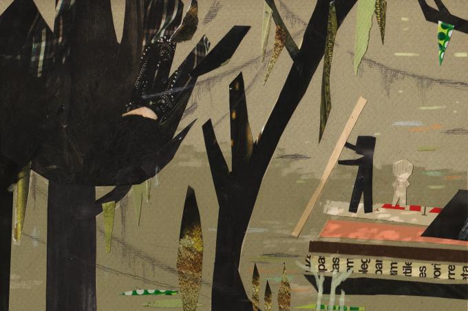 ilustracion Las aventuras de Huckleberry Finn: Llegando al Sur