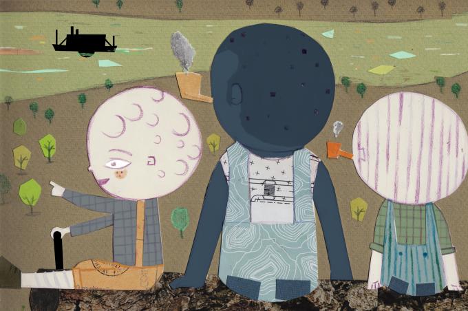 ilustracion Las aventuras de Huckleberry Finn: Conversaciones tras acabar la aventura