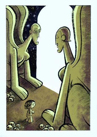 ilustracion La historia interminable: La primera gran puerta