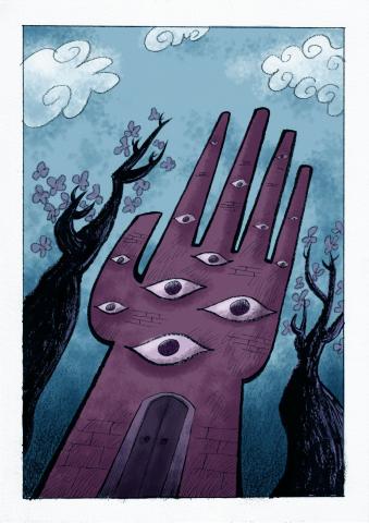 ilustracion La historia interminable: El castillo de Horok