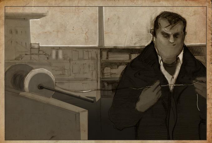 ilustracion A sangre fría: Preparándose para el atraco