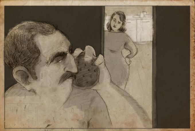 ilustracion A sangre fría: Dewey recibe la noticia de la captura