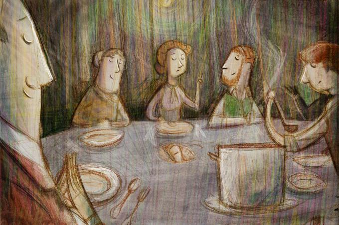 ilustracion La busca: Hora de comer