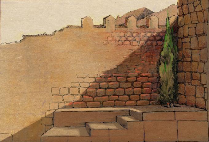 ilustracion Poesía de Francisco de Quevedo: Miré los muros de la Patria mía