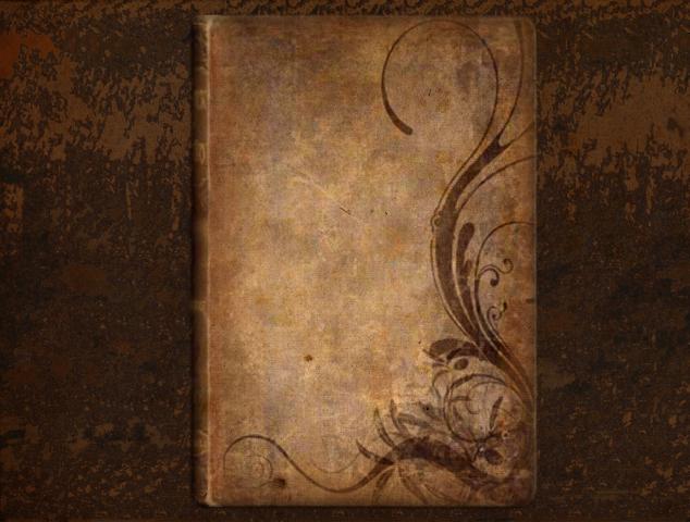 ilustracion Fondo con libro cerrado