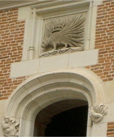 image Escultura en el castillo de Blois (Francia)