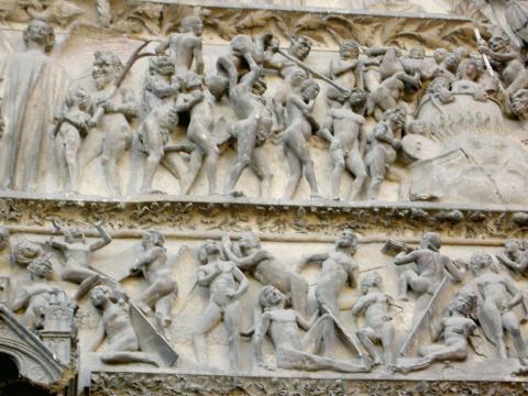 image Tímpano Catedral de Saint-Etienne, Bourges.