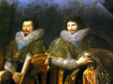 image Recepción de Enrique de Orleans, duque de Longueville, por orden del Espíritu Santo por el rey Luis XIII