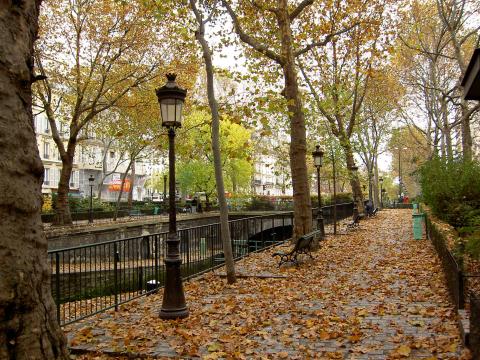 image Canal Saint-Martin, París (Francia)